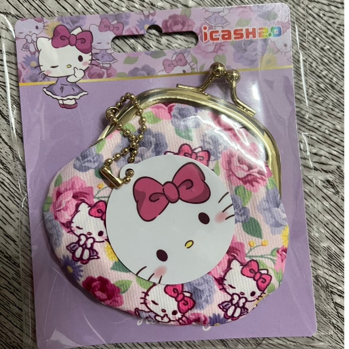 全新 現貨 三麗鷗小夥伴口金包icash2.0 - hello kitty (原價390元)