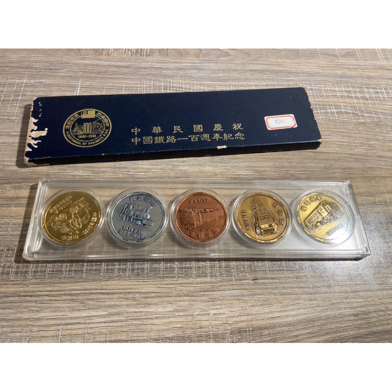 鐵路局 百年紀念 錢幣 紀念幣 套組 收藏