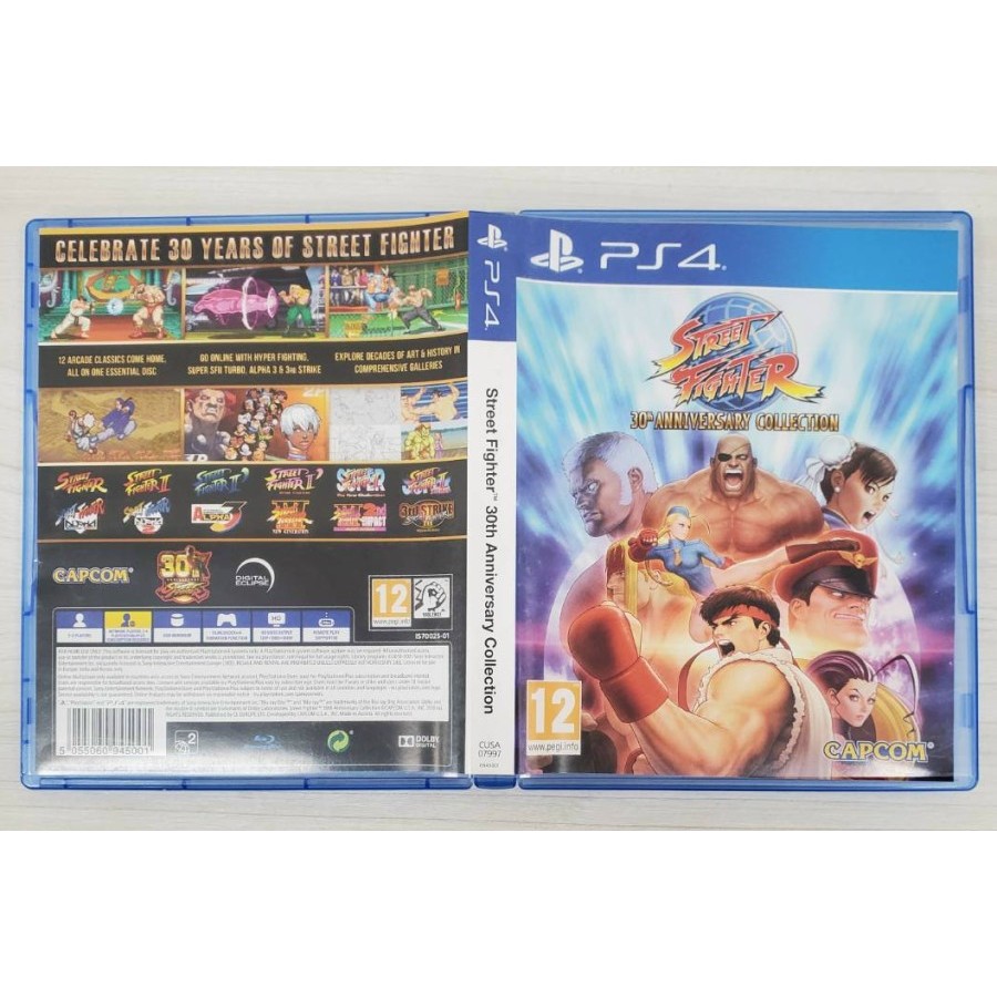 [崴勝3C] 二手 PS4 快打旋風30週年紀念合集 Street Fighter 30th 英文版