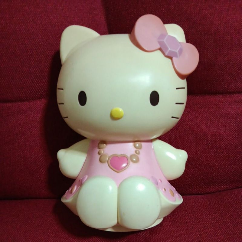 早期2006年三麗鷗授權 Hello Kitty 存錢筒 儲金桶 立體公仔造型 娃娃 擺飾 玩偶 絕版珍藏 老時光 老物