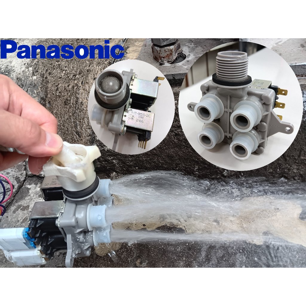 Panasonic國際牌洗衣機 給水閥 進水閥，NA-V158RB 、 NA-V168RB 四孔給水閥