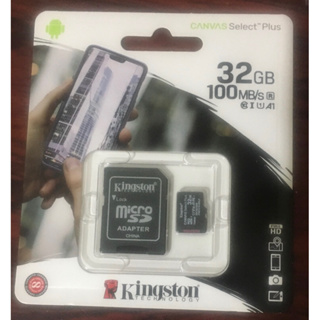 Kingston 金士頓 Canvas Select Plus 32GB MicroSDHC UHS-I 記憶卡