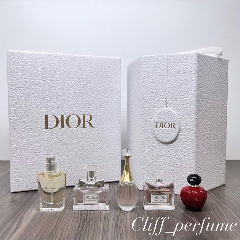 【克里夫香水店】Dior 迪奧蒙田大道限定城堡香水禮盒5入組