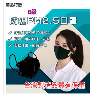 台灣製造~SUMEASY順易利~專業防霾PM2.5口罩B級~品質可靠,用的安心