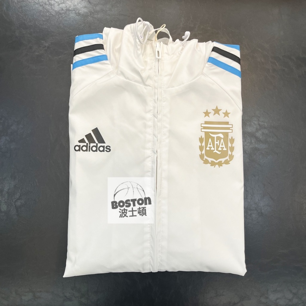 Adidas Argentina Windbreaker Jacket 男款外套 無刷毛 防風 阿根廷 白 IU2138