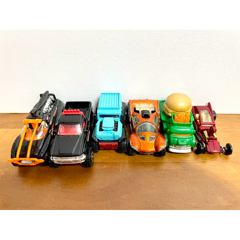 二手  風火輪 Hot Wheels 合金 戰損車 小汽車 和馬車 漢堡車 交通工具 玩具 高雄 自取 免運費