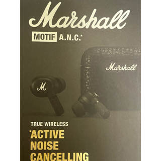 Marshall-MOTIF A.N.C. black 藍芽無線耳機