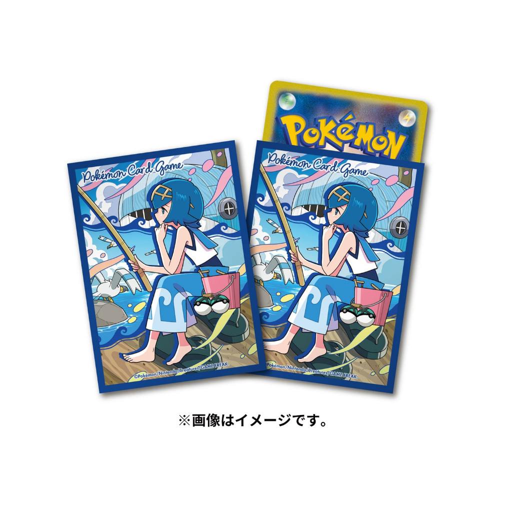 【現貨】日本製 寶可夢中心 限定 PTCG 寶可夢卡牌遊戲 水蓮 卡套 保護套