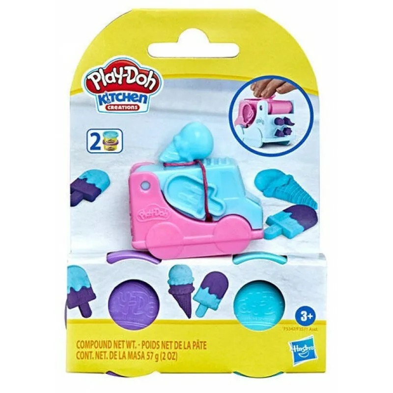 Hasbro Play-Doh 培樂多 迷你餐車黏土遊戲組 - 冰淇淋