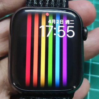 Apple Watch Series 7 黑色不鏽鋼版 含原廠米蘭不鏽鋼錶帶