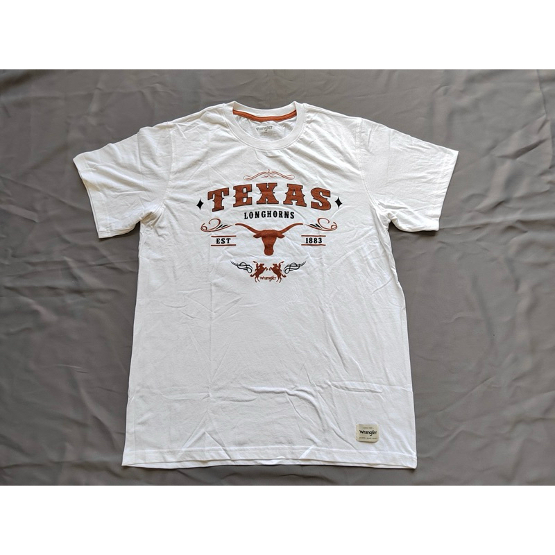 全新Wrangler NCAA Texas Longhorns德州大學Durant母校短T SZ L