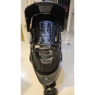 *全新品* Chicco Viaro 運動版三輪推車-黑＋keyFit手提汽座-無底座