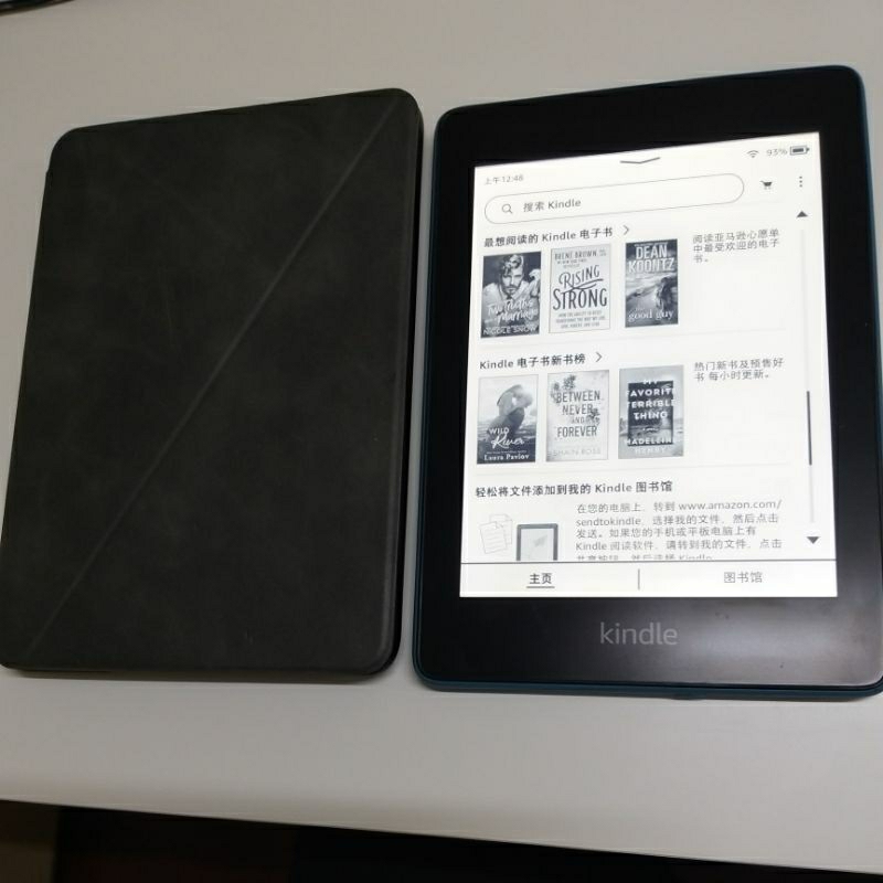 Amazon Kindle Paperwhite 4 電子書閱讀器 6吋螢幕 32G容量 藍色 九成新 附保護殼和充電線