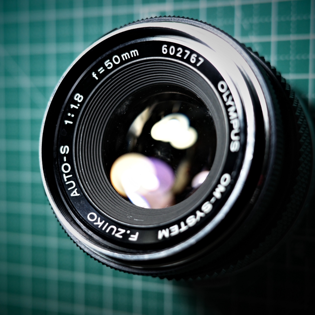 《二手鏡頭》OLYMPUS F.Zuiko Auto-S 50mm F1.8 老鏡頭 大光圈 人像鏡 餅乾鏡