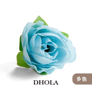 DHOLA｜【多色 - 2CM塑膠小玫瑰假花-單色5個】人造花 花藝 花蒂 塑膠假花 DIY材料 朵拉手藝