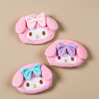 D【韓國進口正品】Hello Kitty 美樂蒂 收納包 化妝包 零錢包 拉鍊包 兩用 票卡夾