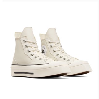 CONVERSE 2024新款 男女款幾何坡跟 70 DE LUXE SQUARED HI 厚底鞋 A06436C