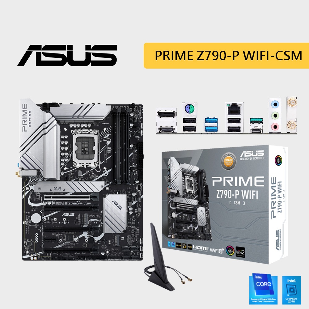 ASUS 華碩 PRIME Z790-P WIFI-CSM 1700腳位 DDR5 主機板 【ATX】D5 主板