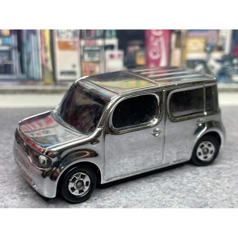 Tomica 多美 cube nissan 日產 銀色 鍍銀 會場車