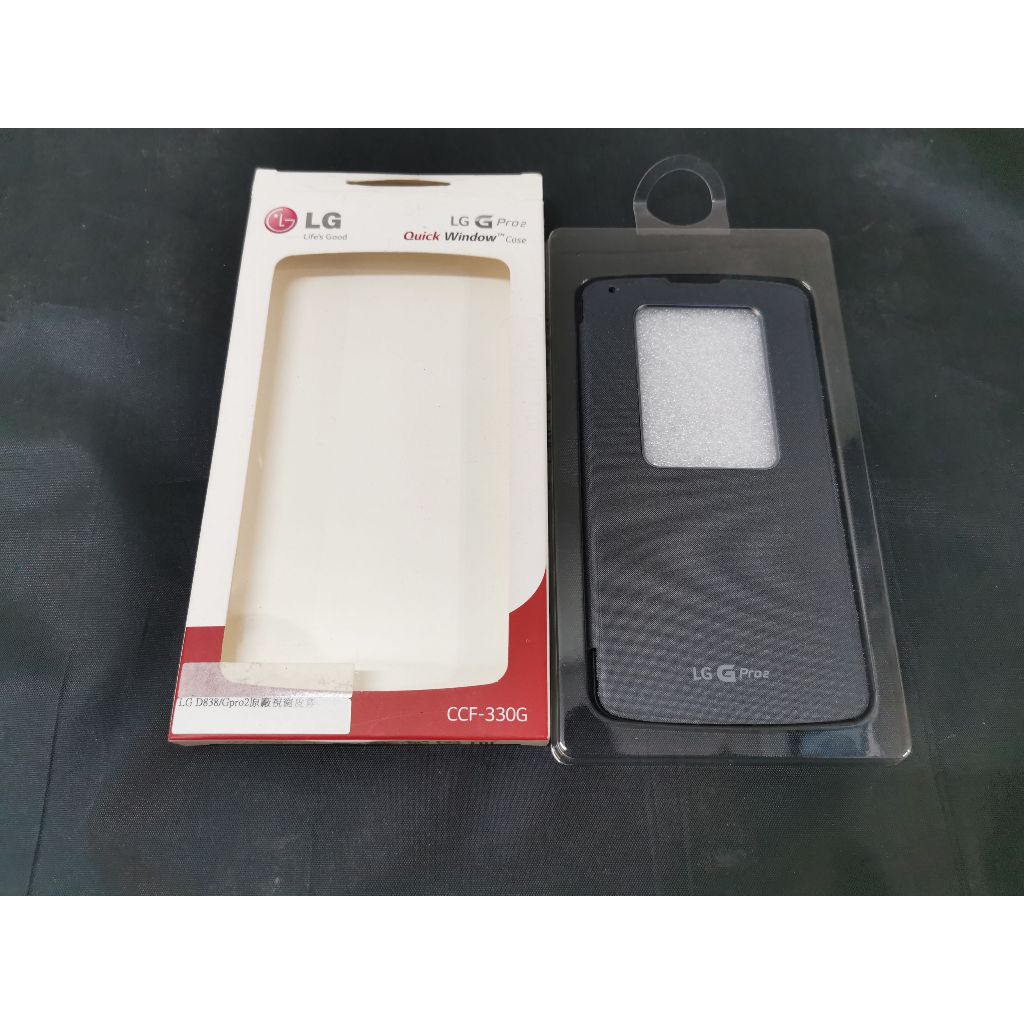 出清價! 網路最便宜 原廠 極新2手 LG G PRO2 CCF-330G Quick Circle Case 透視皮套