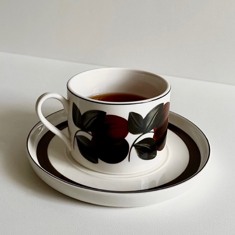 ADOR 【現貨+預購】歐風印花咖啡杯盤組合 北歐早餐杯 下午茶杯碟 居家用品 生活小物 馬克杯 水杯