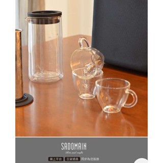 全新現貨/ SADOMAIN 仙德曼 旅行玻璃咖啡杯 玻璃杯 咖啡杯 透明杯 試飲杯 80ml/杯