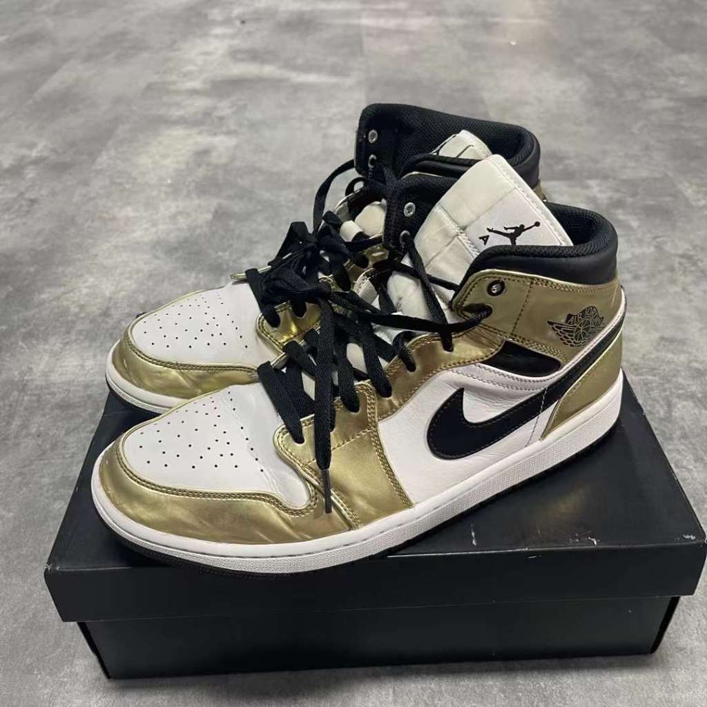 《二手寄賣》Air Jordan 1 白金電鍍 US11.5 無盒