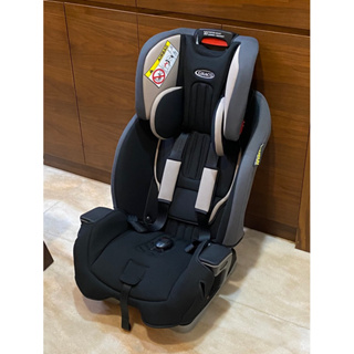 （極新二手良品）Graco MILESTONE 0-12歲 長效型嬰幼童汽車安全座椅 雙向汽座 送保護墊