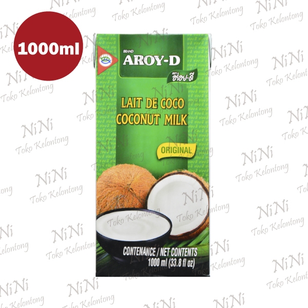 印尼 泰國 AROY-D 安德利 Coconut Milk Original 椰奶1000g