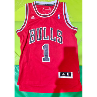 adidas Chicago Bulls 芝加哥 公牛 Derrick ROSE球衣S號（二手）