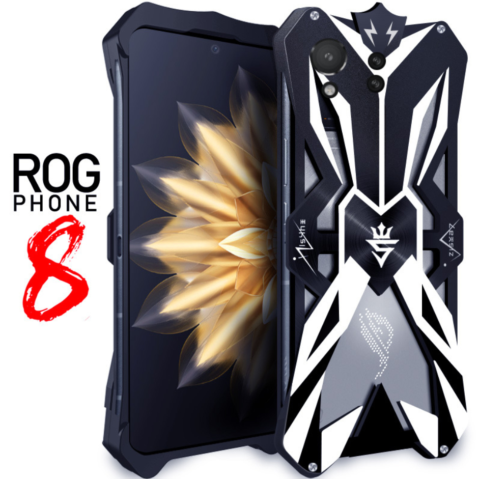免運 散熱金屬手機殼 華碩Rog 8 Pro ASUS ROG 7 ROG 6 Pro 5 3代電競遊戲手機殼軍規保護殼