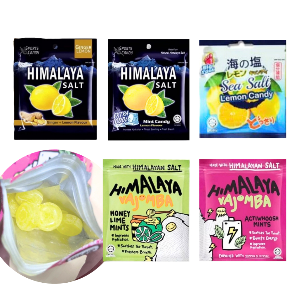 【預購】馬來西亞 HIMALAYA 薄荷糖 薄荷蜂蜜青檸檬糖 鹹味糖果 鹹檸檬 海鹽糖 潤喉薄荷糖