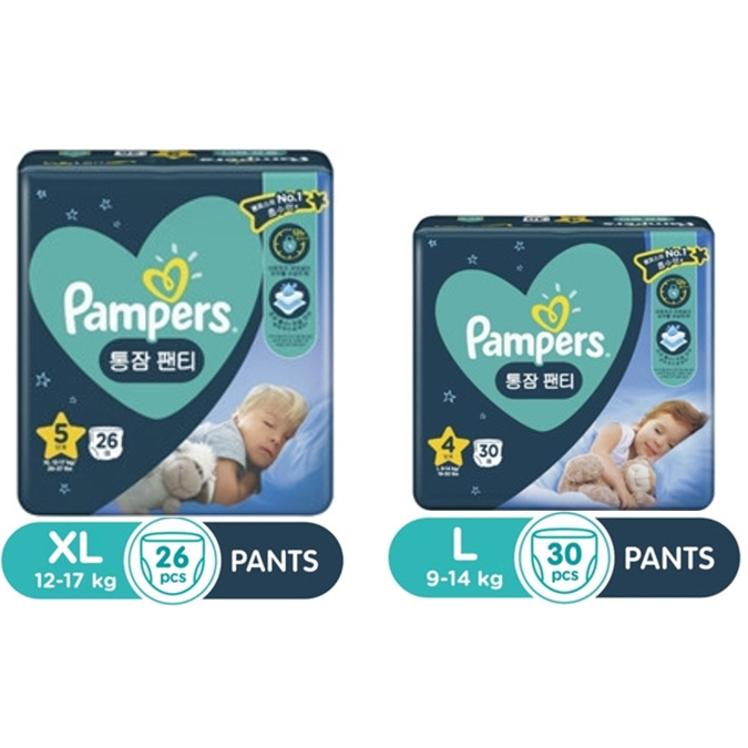 幫寶適 Pampers 安睡褲拉拉褲 超薄乾爽(L30片/XL26片)