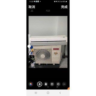 2019年製，一級能效～二手中古日立2.3噸變頻分離式冷氣，6kw，RAC-63QK1，2019年，保固3個月（空調）