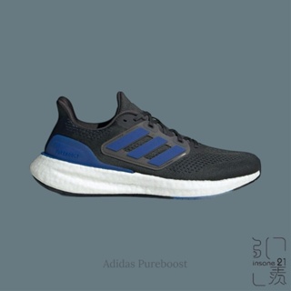 ADIDAS PUREBOOST 23 黑藍 男慢跑鞋 訓練鞋 IF2367【Insane-21】