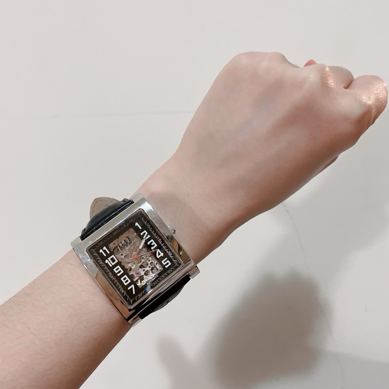 Elle studio精品鐘錶 手錶 機械錶 皮革帶 附上證書 高級錶 品牌表 專櫃貨