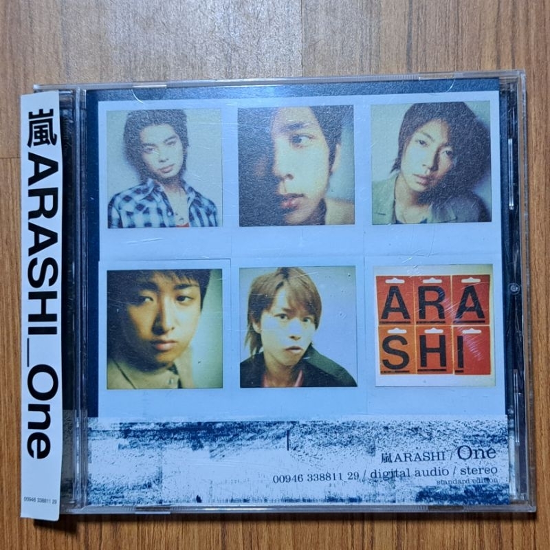 日本團體 ARASHI 嵐 ONE 專輯 CD 台版 附側標 見面會卡 保存非常好