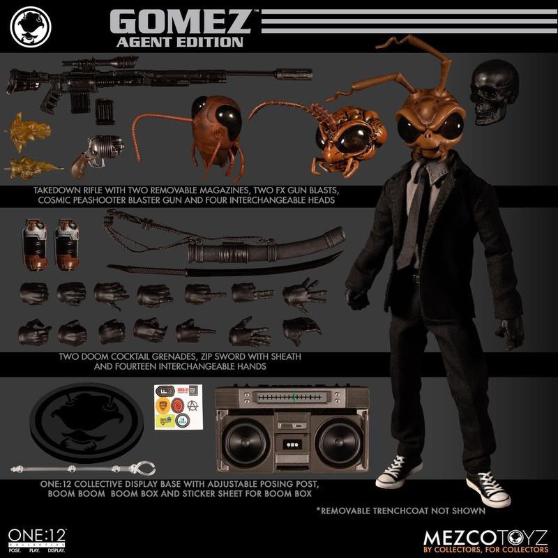 🔥超火現貨🔥 MEZCO ONE:12 限定豪華版  特務 Gomez 特工 螞蟻 1/12 6吋  非 蝙蝠俠 超人