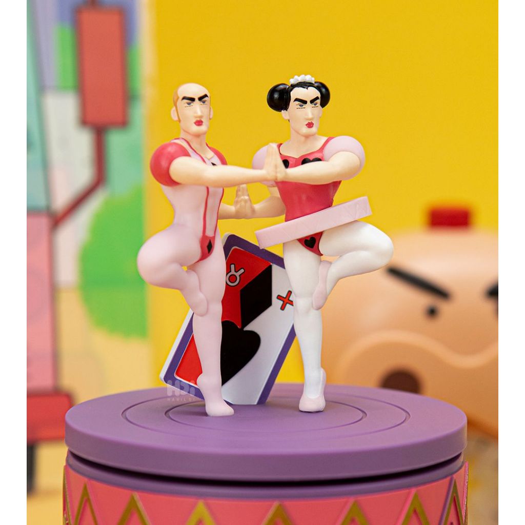 【蠟筆小新】🇰🇷韓國限量發售 超級無敵厲害馬卡歐&裘馬音樂盒 情人節禮物 生日禮物 日落小物