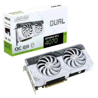 ASUS 華碩 DUAL-RTX4070-O12G-WHITE 4070 顯示卡 顯卡