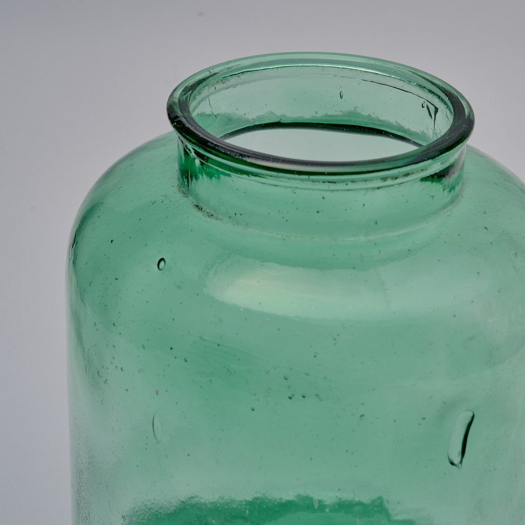 【靄靄文化】𓂃老台灣𓂃早期玻璃罐 醬菜罐 氣泡玻璃 綠色玻璃罐 梅酒罐 醃漬瓶