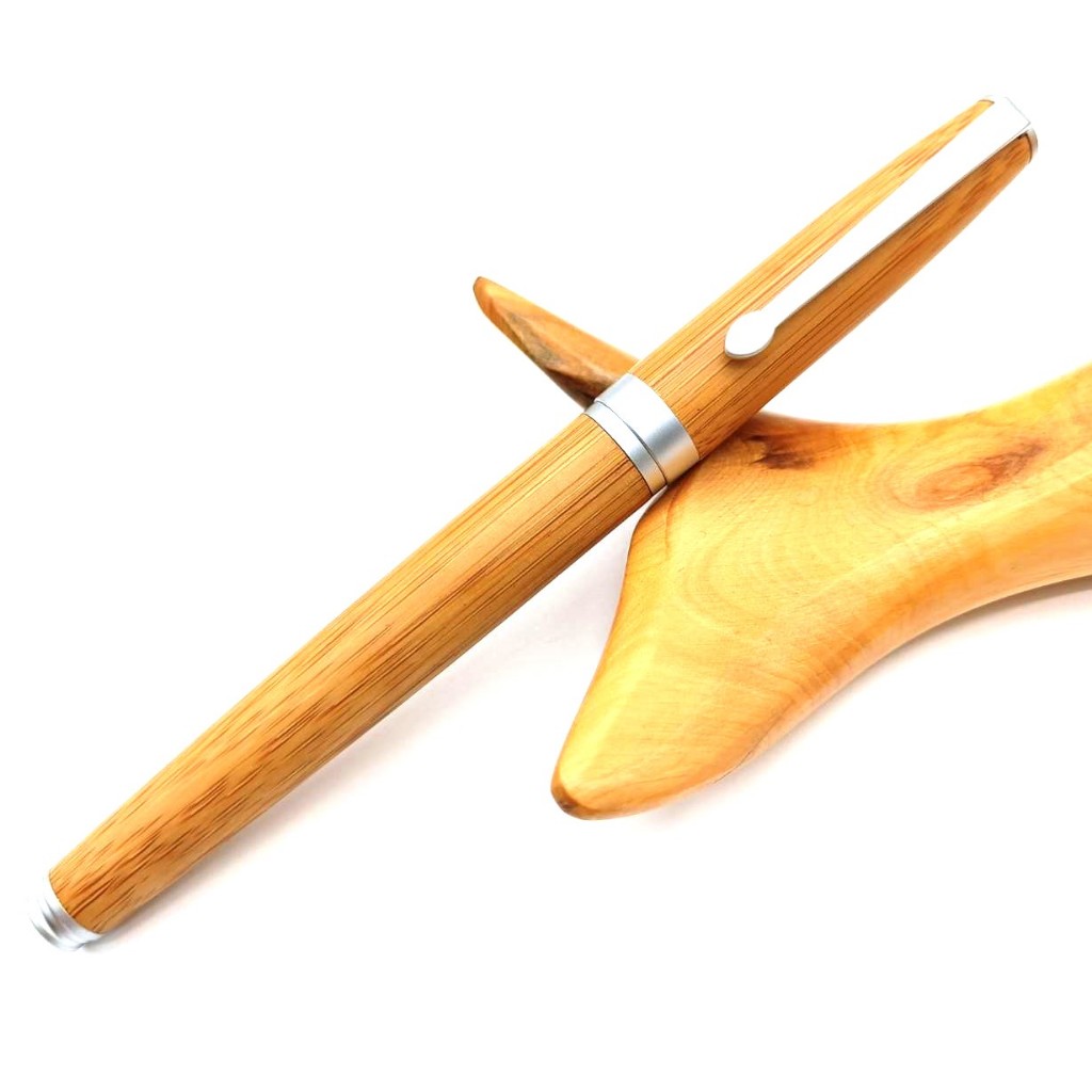 竹筆 Bamboo 鋼珠筆 Schmidt 888F 鋼珠筆芯 附筆盒 備用筆芯 台灣設計製造 虎之鶴