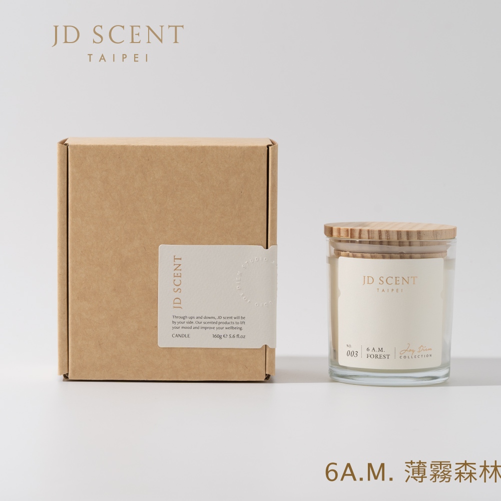 【JD SCENT】6 A.M. 薄霧森林 FOREST 香氛蠟燭 160g