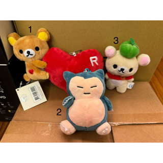 全新、有質感、可愛軟萌娃娃/有雷標/拉拉熊/卡比獸/浣熊