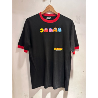 90‘s PAC-MAN Ringer Print Tee Made in USA 短袖 印刷踢 Pac-Man踢