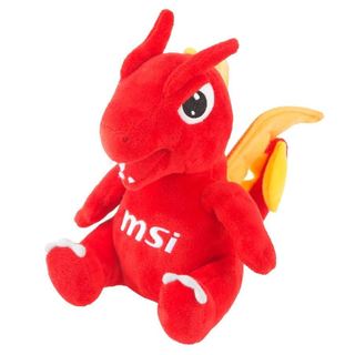 ⚡限時優惠⚡微星/MSI Dragon Doll 抱抱龍 紅龍 玩偶 吉祥物 飛龍 恐龍 毛絨 電競 娃娃 特價 玩具💥