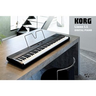 【現代樂器】六期零利率免運！KORG Liano L1 攜帶式電鋼琴 數位鋼琴 88鍵 超輕量 / 可裝電池