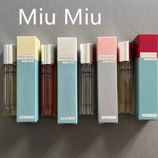 試管香水 Miu Miu正品Q版 繆繆 玫瑰之水 藍色之水 銀粉之花 春日花園 藍盒 同名 女性香水10ml 7.5ml