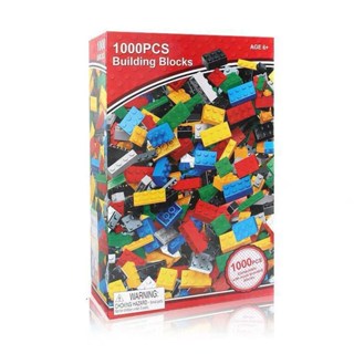 《薇妮玩具》 積木 造型積木 數字時鐘 積木玩具 1000pcs積木歡樂桶 安全無毒軟膠積木 13-1758安全標章合格