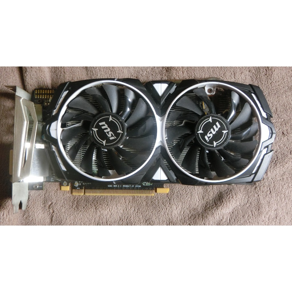 MSI RX570 4G OC顯示卡(故障)